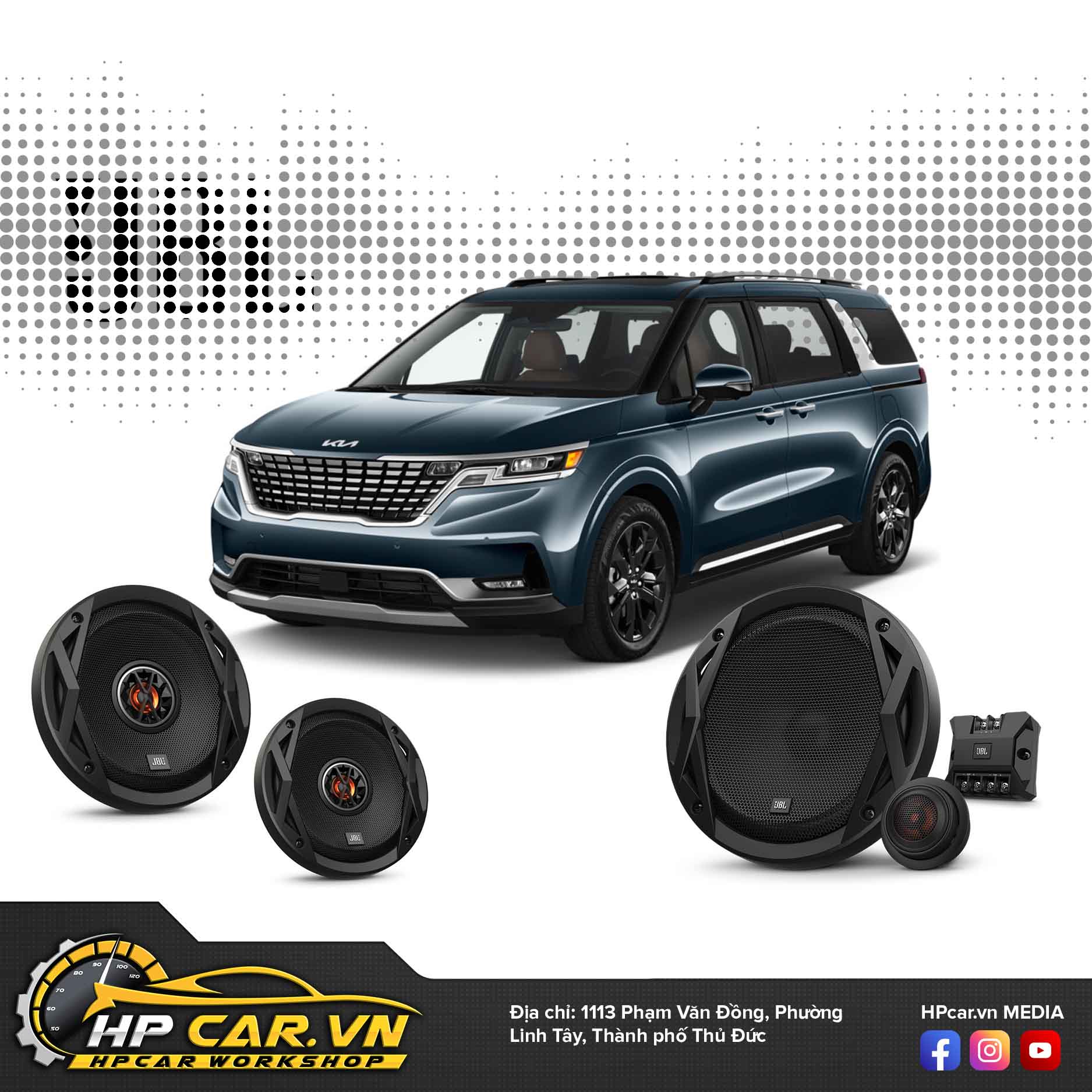 Cấu hình âm thanh xe hơi JBL CLUB 6500C/6520 3 jbl 6500c 6520