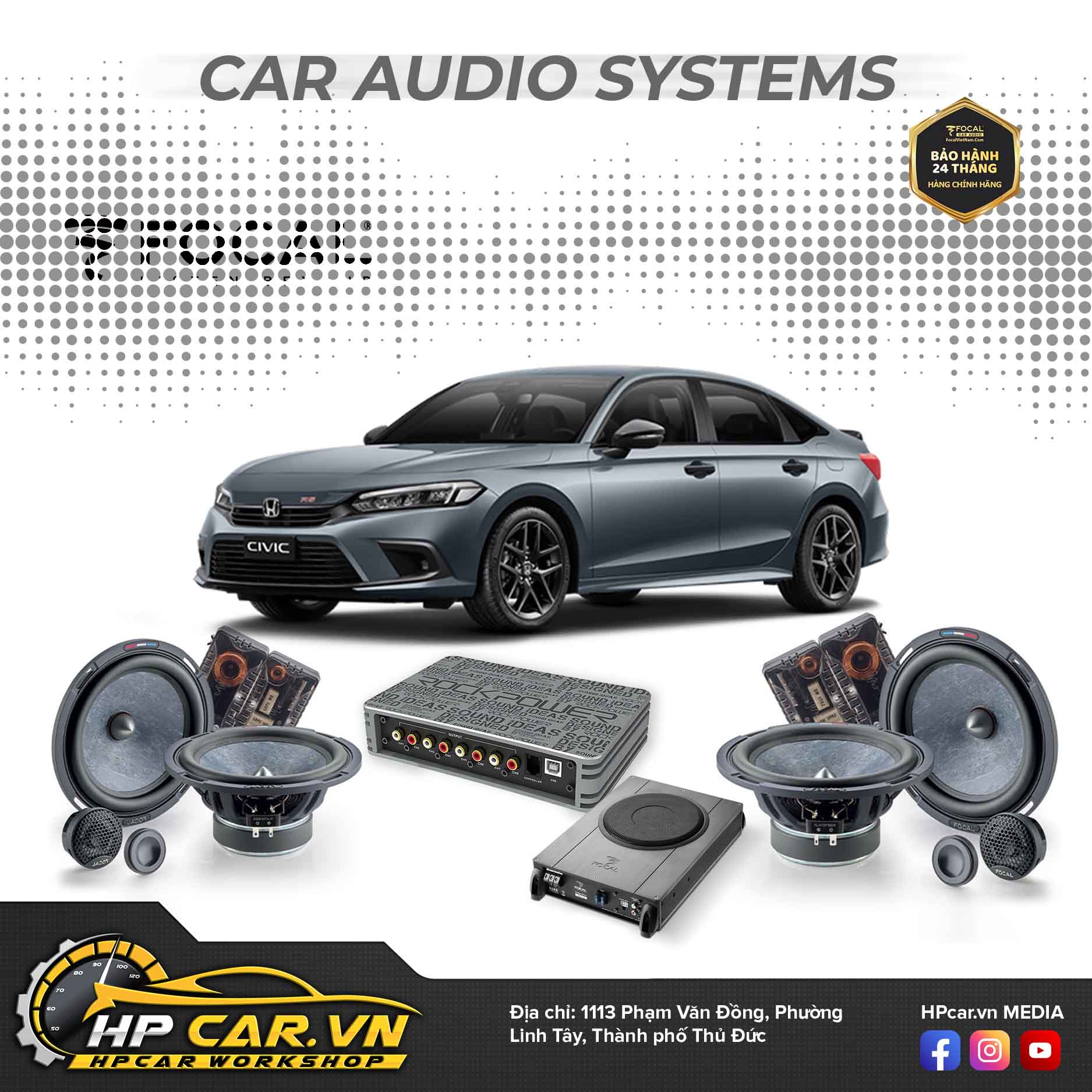 Cấu hình âm thanh xe hơi Focal PS 165 SF/ IBUS 20/ R8.6 3 ps 165 sf ibus 20