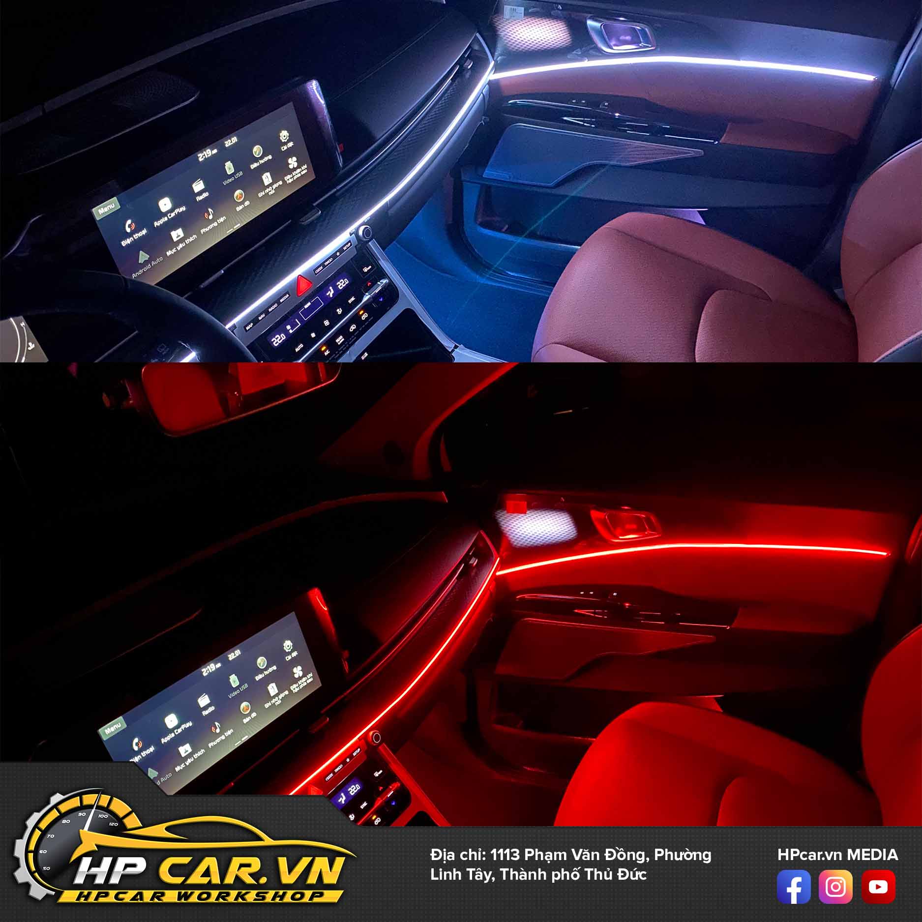 TRANG TRÍ LED VIỀN NỘI THẤT 4 Led vien noi that 1