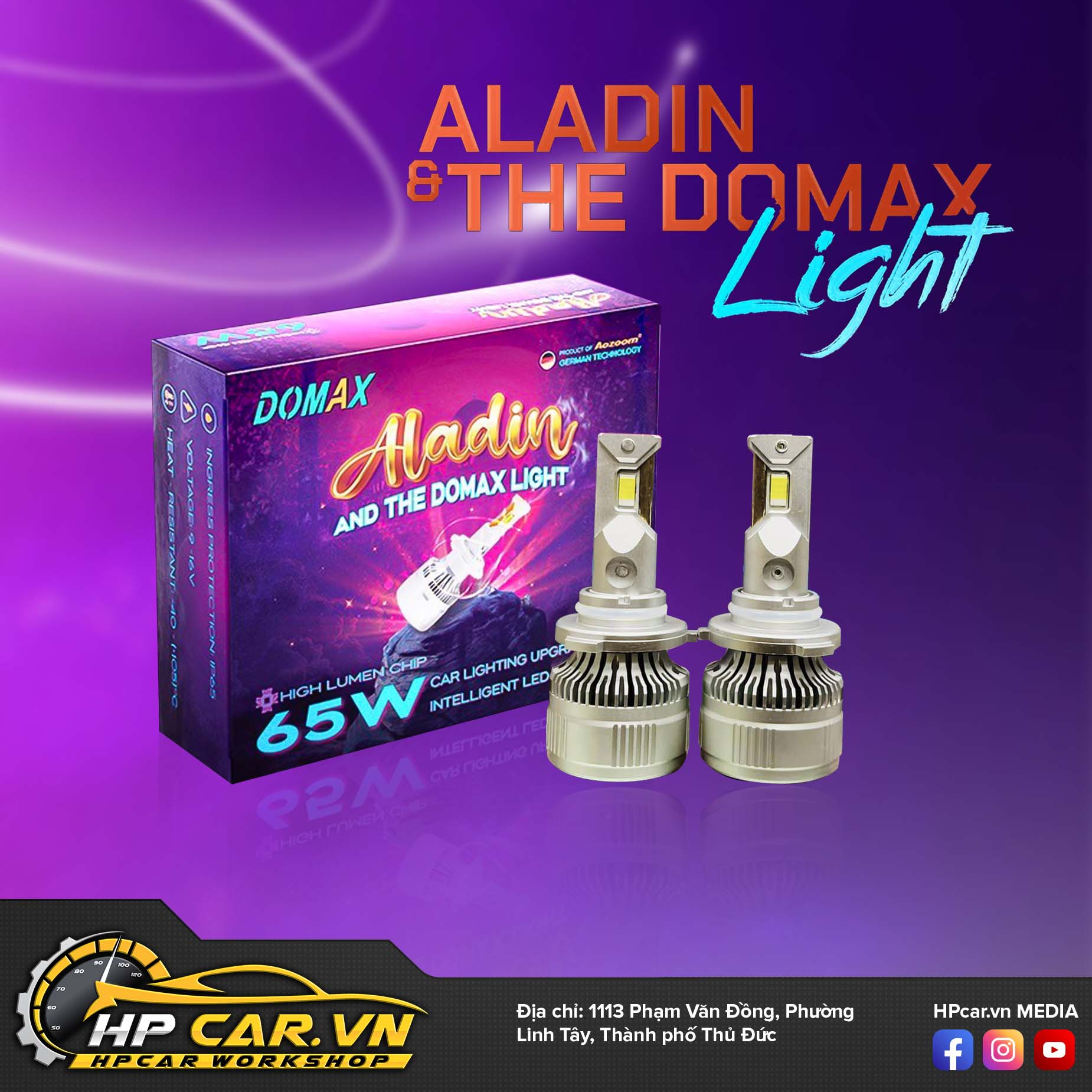 BÓNG ĐÈN LED ALADIN AOZOOM 3 bong den le aladin aozoom