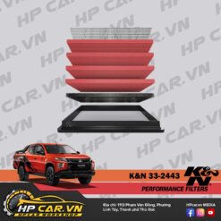 LỌC GIÓ K&N 33-2443 CHO MITSUBISHI TRITON & PAJERO SPORT 11 loc gio k n 33 2443 cho mitsubishi triton pajero sport 1