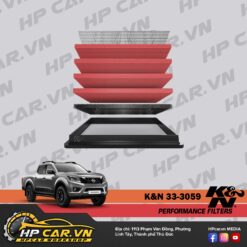 LỌC GIÓ K&N 33-3059 CHO NISSAN NAVARA 11 loc gio k n 33 3059 cho nissan navara 1