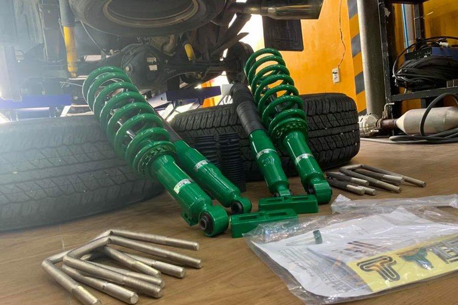 Độ xe Mitsubishi Triton 17 do giam xoc mitsubishi triton