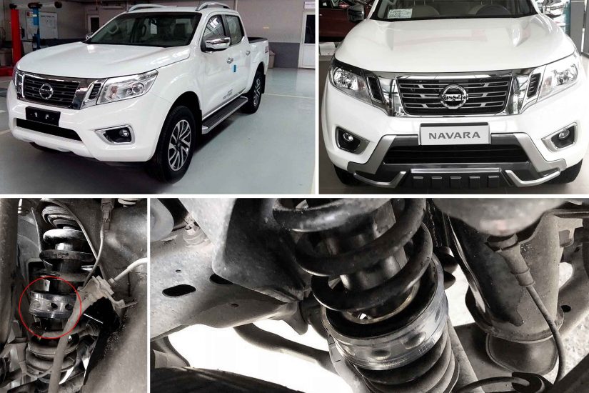 Độ xe Nissan Navara 23 do giam xoc nissan navara