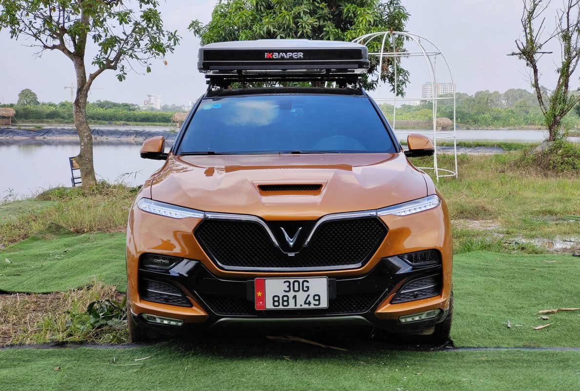 Độ xe Vinfast 14 do phu kien da ngoai vinfast