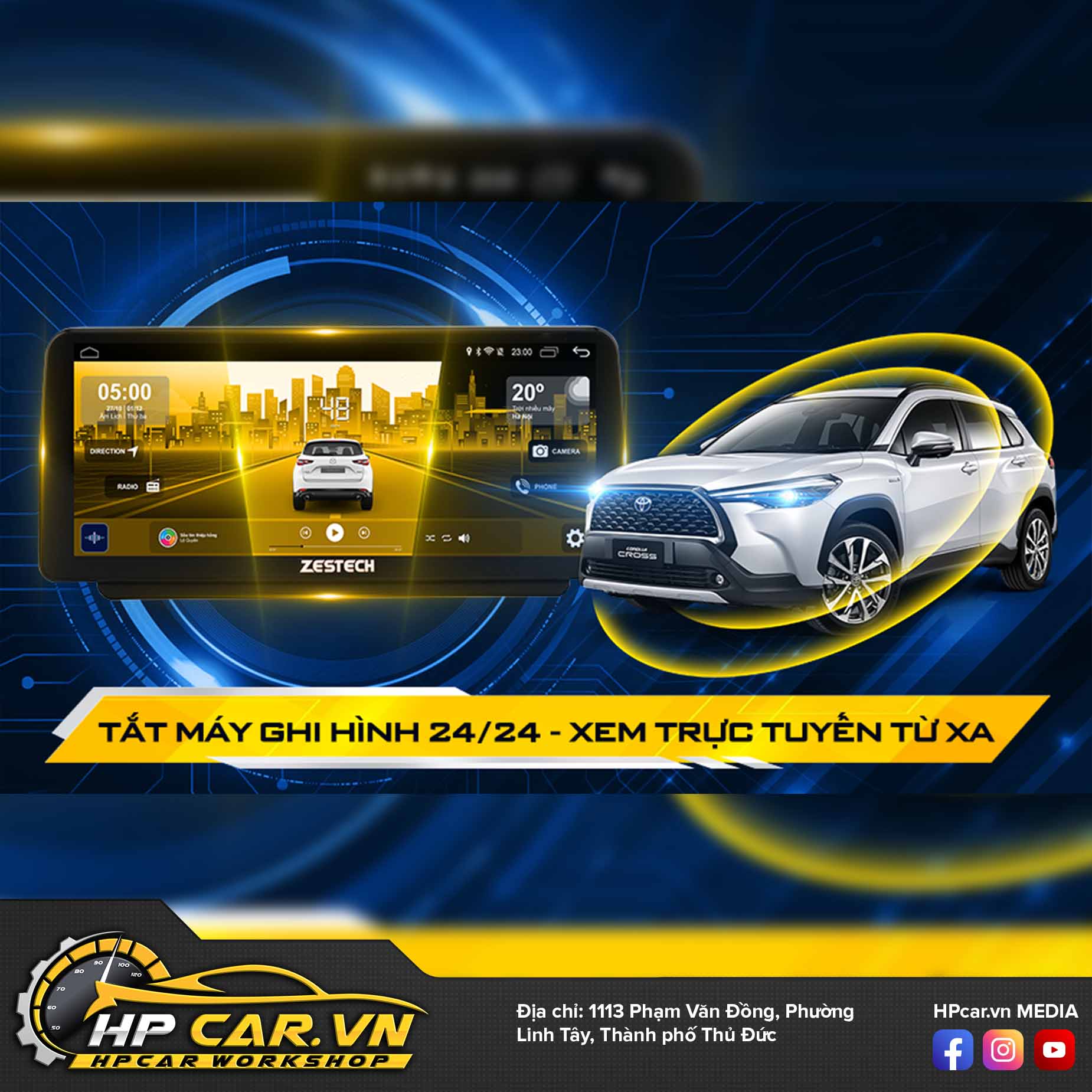 MLK 360 TOYOTA CROSS 7 tinh nang man hinh mlk 360 toyota cross