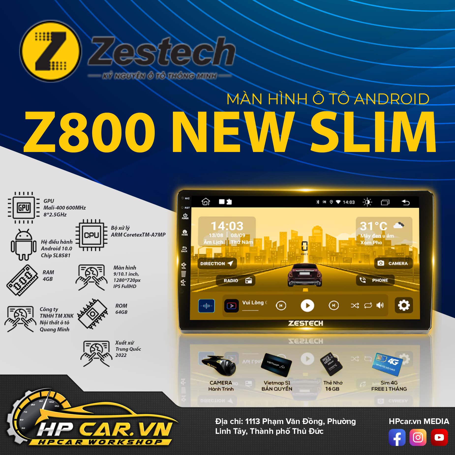 ZESTECH Z800 NEW SLIM 3 ZESTECH Z800 NEW SLIM