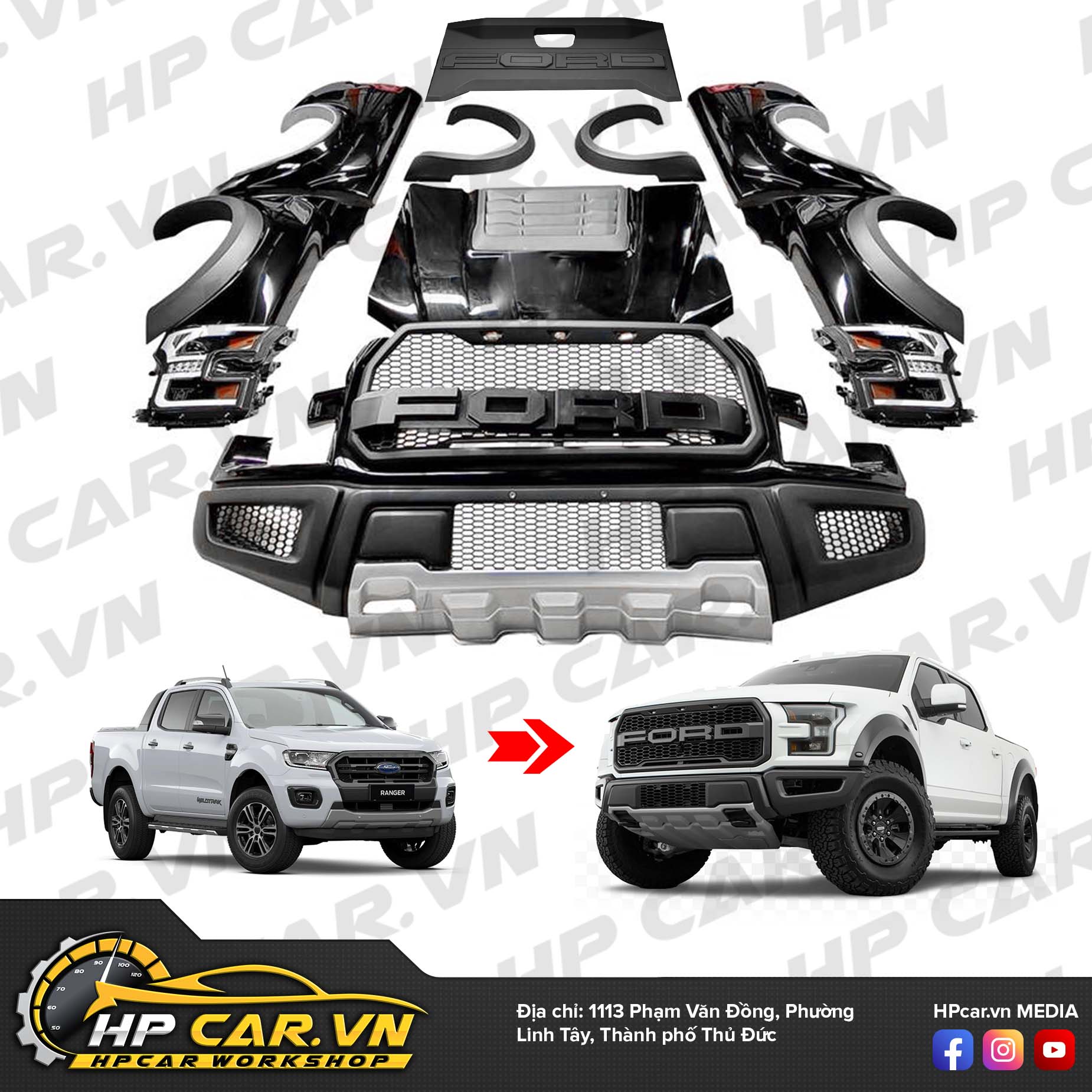 BODYKIT RANGER UP F150 3 BODYKIT RANGER UP F150