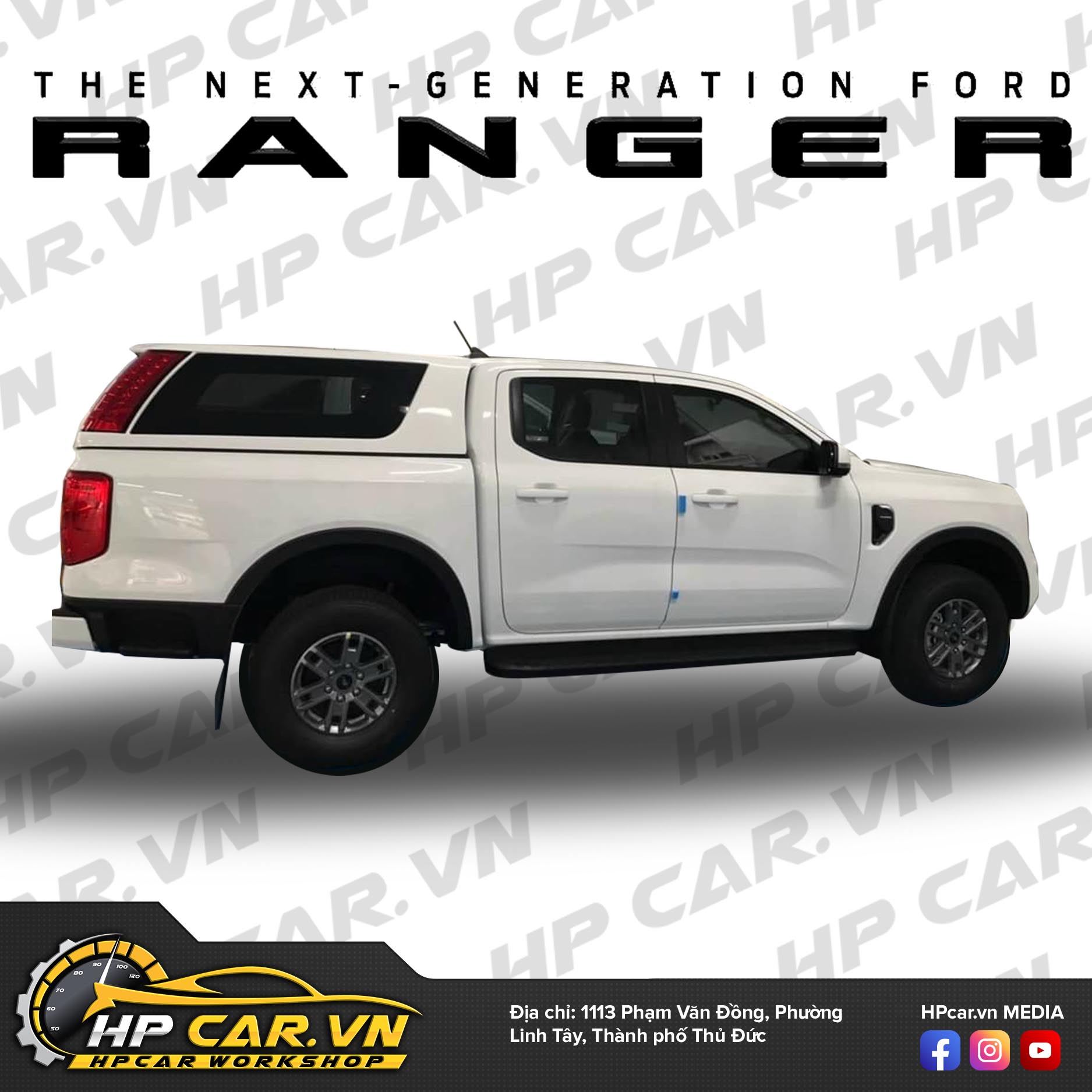 Nắp thùng cao Ford Ranger 2023 8 Nắp thùng cao Ford Ranger 2023