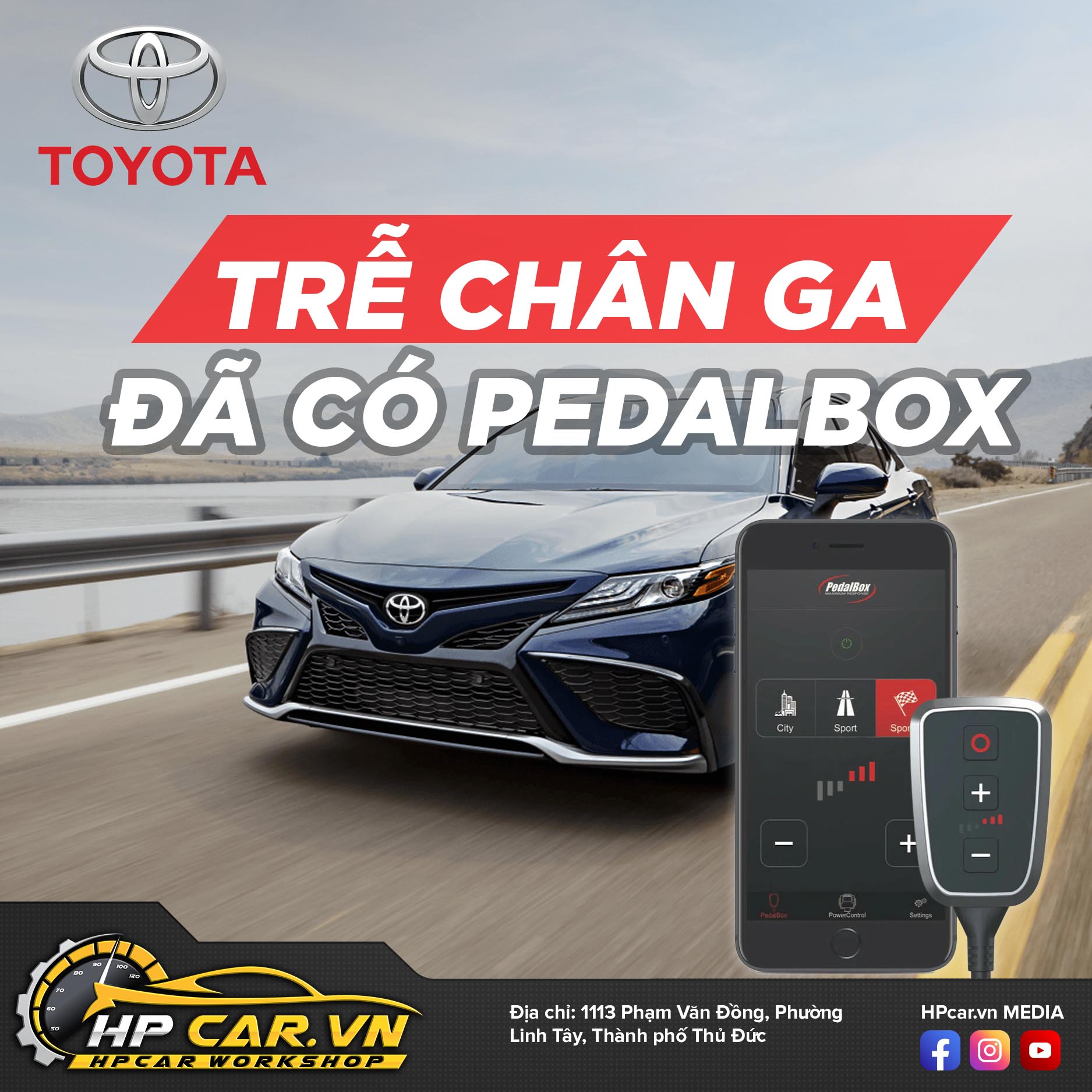 CHÍP CHÂN GA PEDALBOX DÒNG XE TOYOTA 6 CHÍP CHÂN GA PEDALBOX DÒNG XE TOYOTA