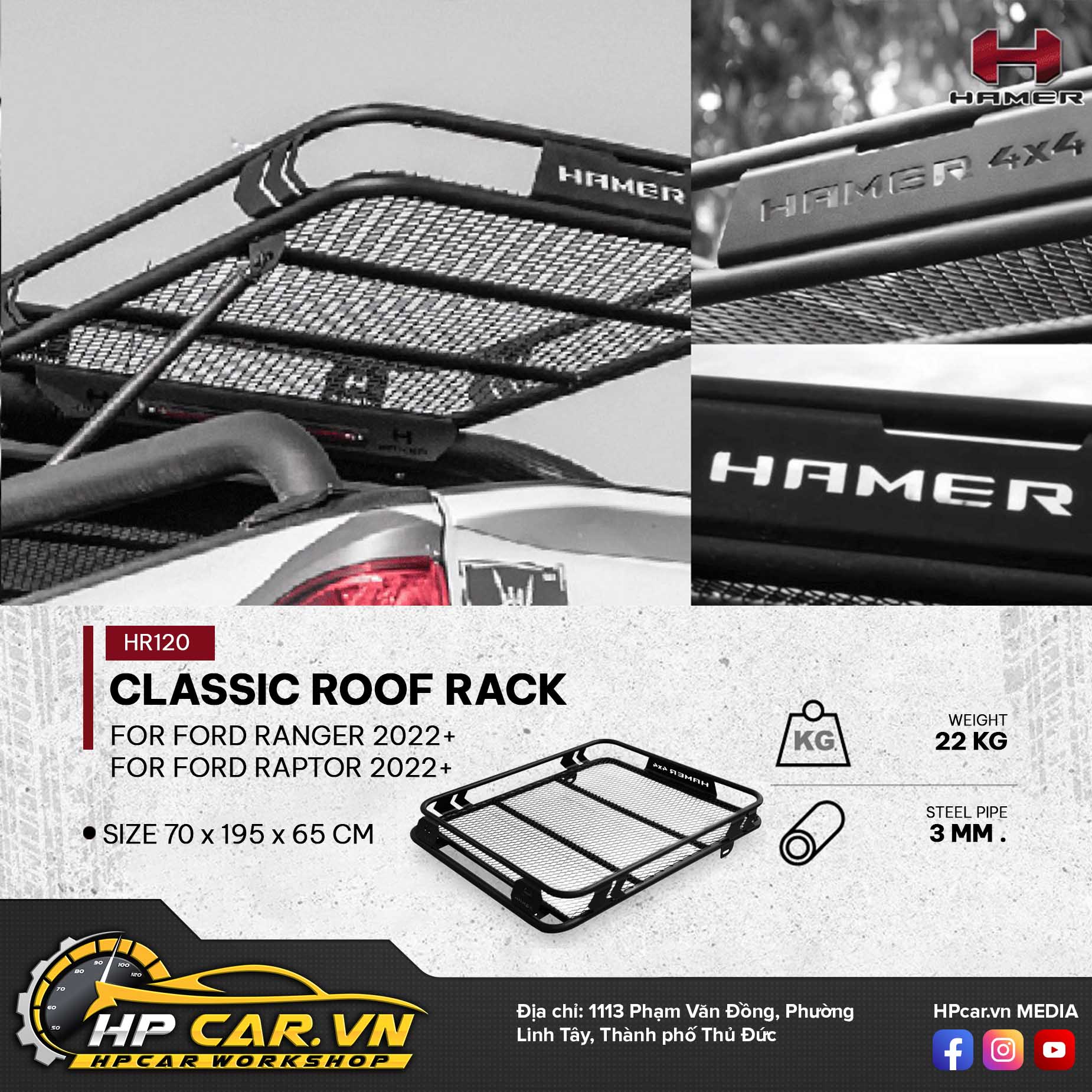 CLASSIC ROOF RACK 3 CLASSIC ROOF RACK