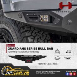 GUARDIANS SERIES BULL BAR FOR FORD RANGER RAPTOR 2022+ 9 GUARDIANS SERIES BULL BAR FOR FORD RANGER RAPTOR 2022+