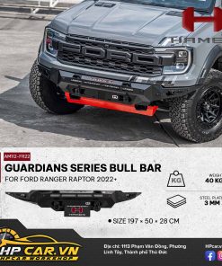GUARDIANS SERIES BULL BAR FOR FORD RANGER RAPTOR 2022+