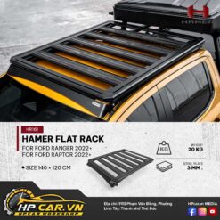 HAMER FLAT RACK FOR FORD RANGER 2022+ - Raptor 2022+ 10 HAMER FLAT RACK FOR FORD RANGER 2022+ - Raptor 2022+
