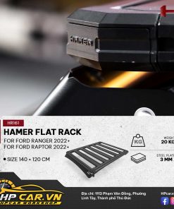 HAMER FLAT RACK FOR FORD RANGER 2022+ - Raptor 2022+ 12 HAMER FLAT RACK FOR FORD RANGER 2022+ - Raptor 2022+