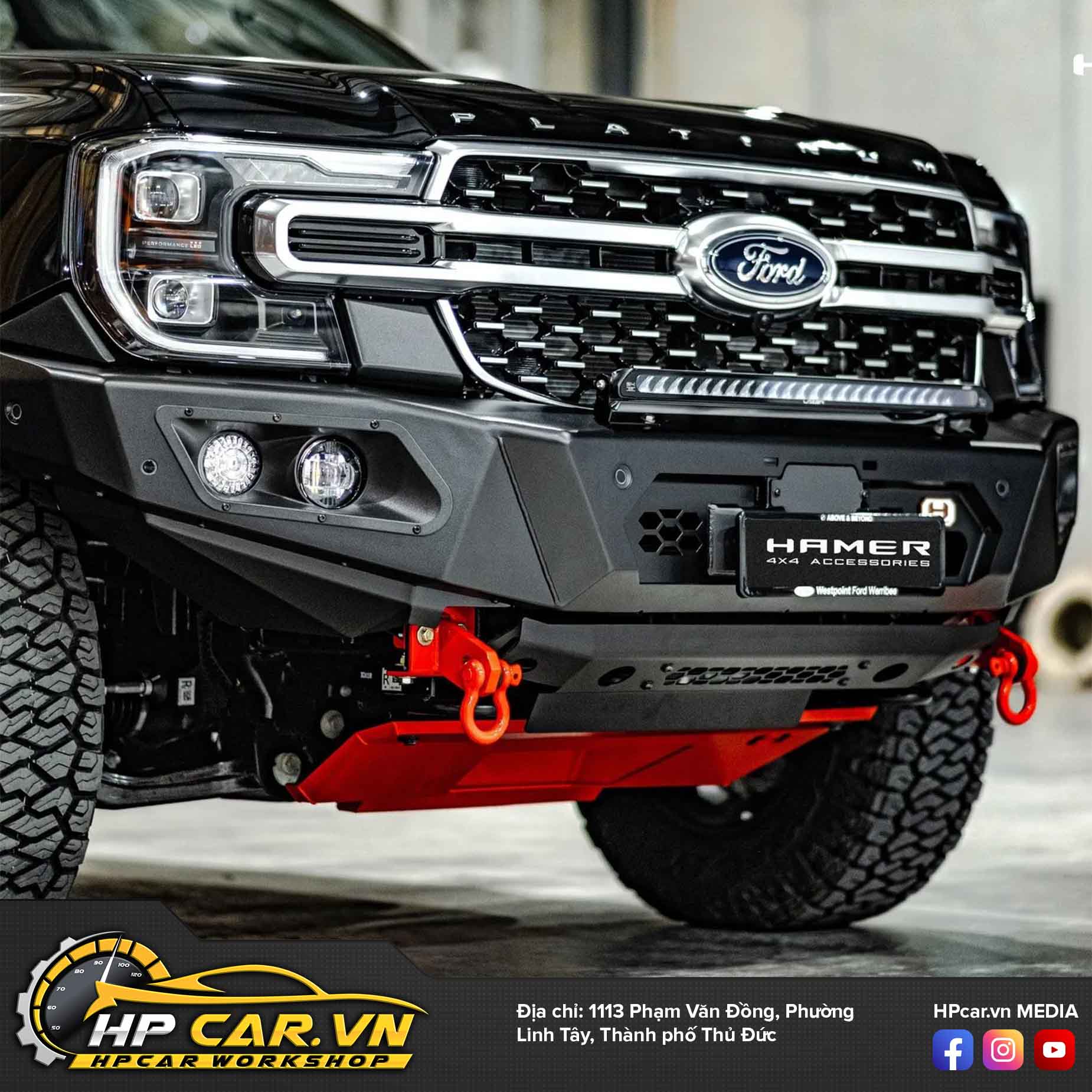 HAMER SKID PLATE FOR FORD RANGER 2022+ 9 HAMER SKID PLATE FOR FORD RANGER 2022+