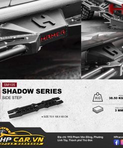 Bệ bước chân SM105 SHADOW SERIES FOR FORD RANGER NEXT GEN 2022+