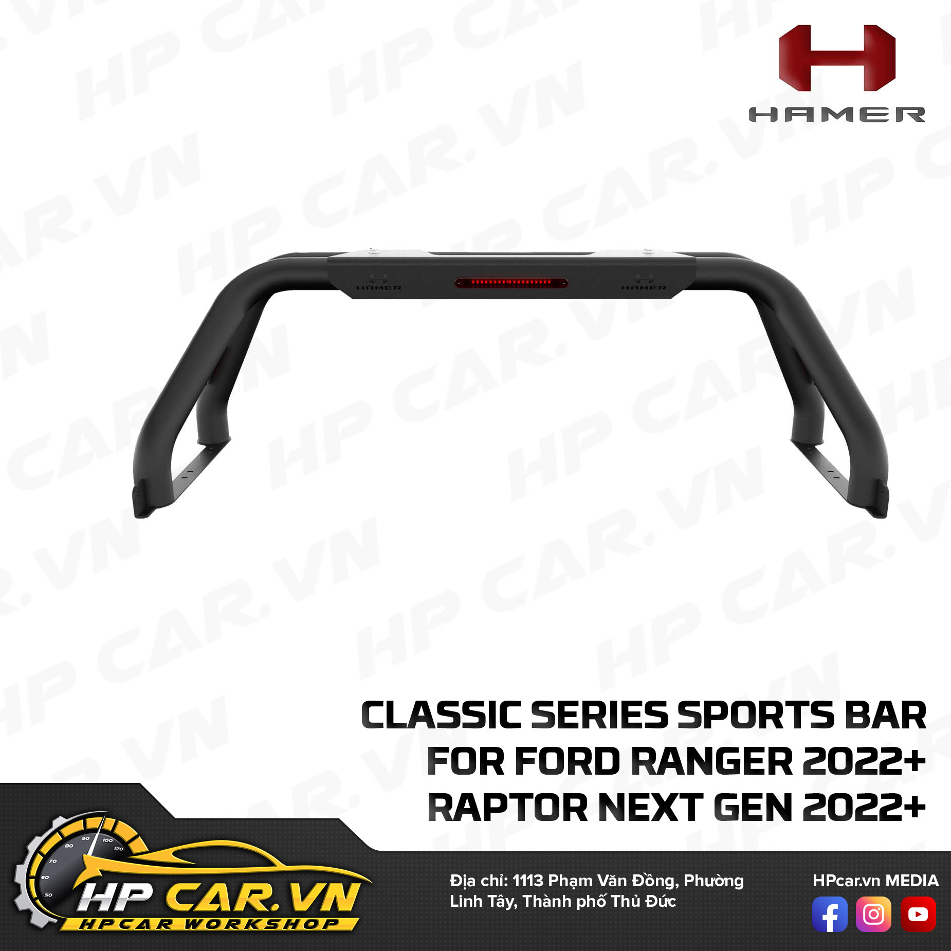 CLASSIC SERIES SPORTS BAR FOR FORD RANGER 2022- RAPTOR NEXT GEN 2022 6 CLASSIC SERIES SPORTS BAR FOR FORD RANGER 2022- RAPTOR NEXT GEN 2022