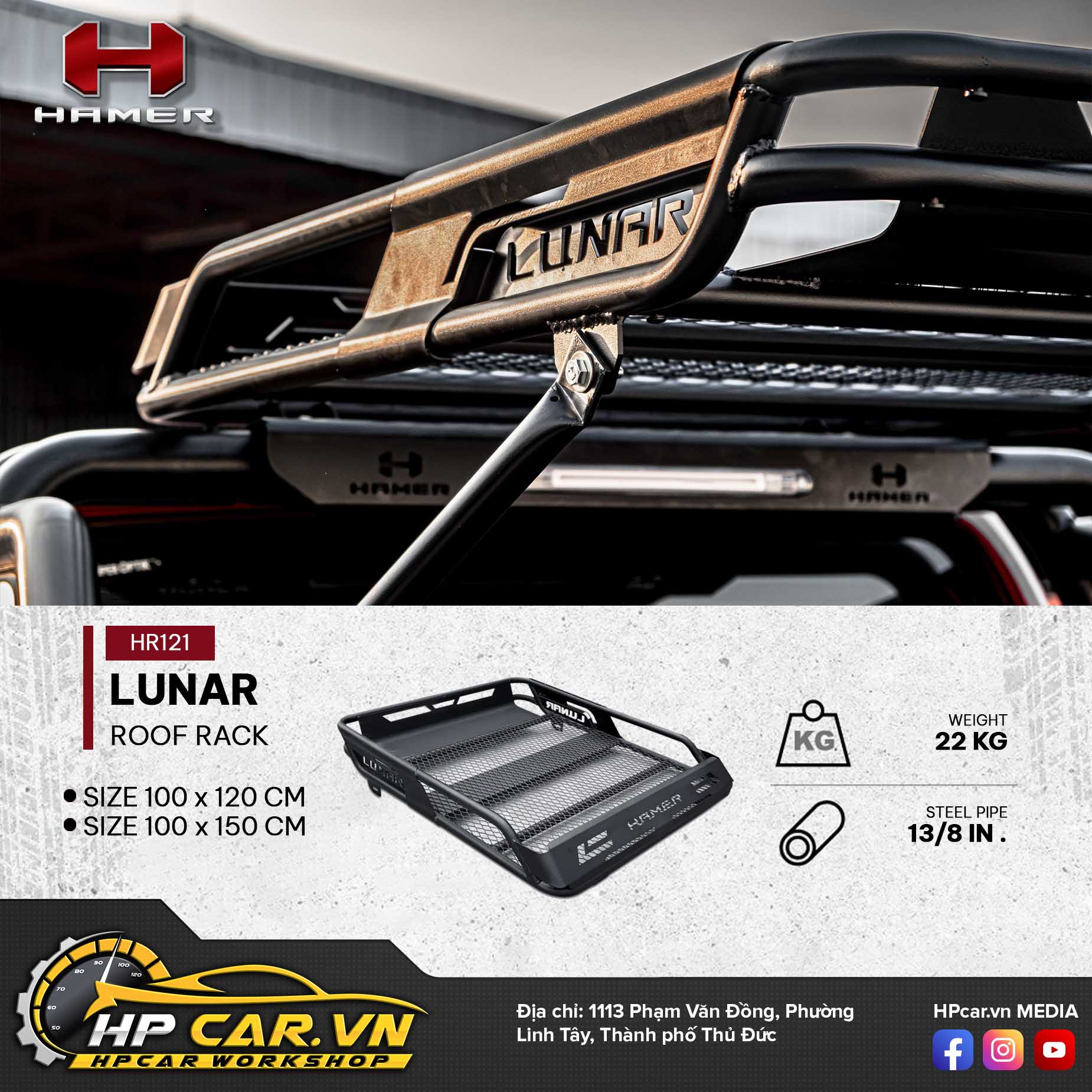 LUNAR ROOF RACK 5 lunar roof rack