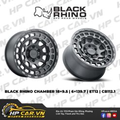 MÂM BLACK RHINO CHAMBER 18×9.5 6×139.7 ET12 CB112.1