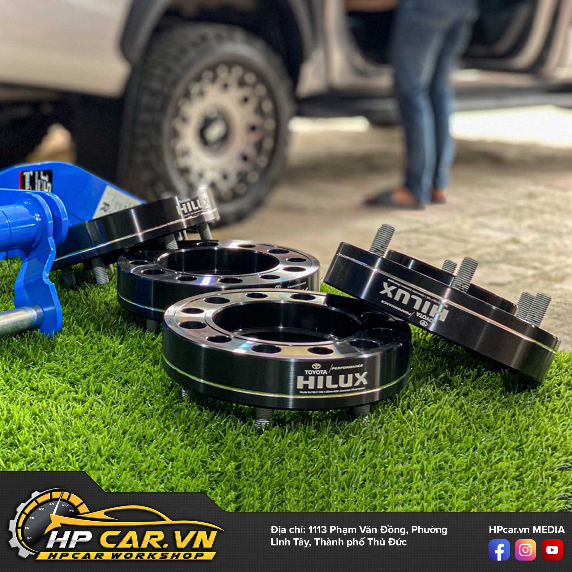 Space chêm mâm Hilux 5 space chêm mâm hilux