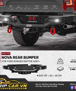 NOVA REAR BUMPER FOR FORD RANGER RAPTOR 2022+ 9 NOVA REAR BUMPER FOR FORD RANGER RAPTOR 2022+