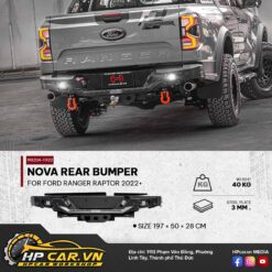 NOVA REAR BUMPER FOR FORD RANGER RAPTOR 2022+