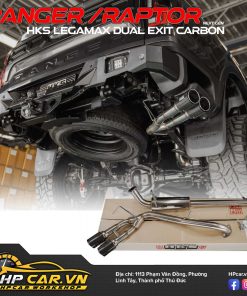 ỐNG XẢ HKS LEGAMAX DUAL EXIT FORD RANGER - RAPTOR NEXT GEN