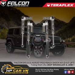 PHUỘC FALCON SP2 3.5 E-ADJUST PIGGYBACK SHOCK KIT (2-4.5″ LIFT) CHO JEEP WRANGLER JL 2018+