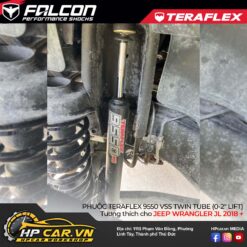 PHUỘC TERAFLEX 9550 VSS TWIN TUBE CHO JEEP WRANGLER JL (0-2″ LIFT)