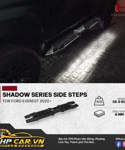 SHADOW SERIES SIDE STEPS FOR FORD EVEREST 2022+ 8 SHADOW SERIES SIDE STEPS FOR FORD EVEREST 2022+