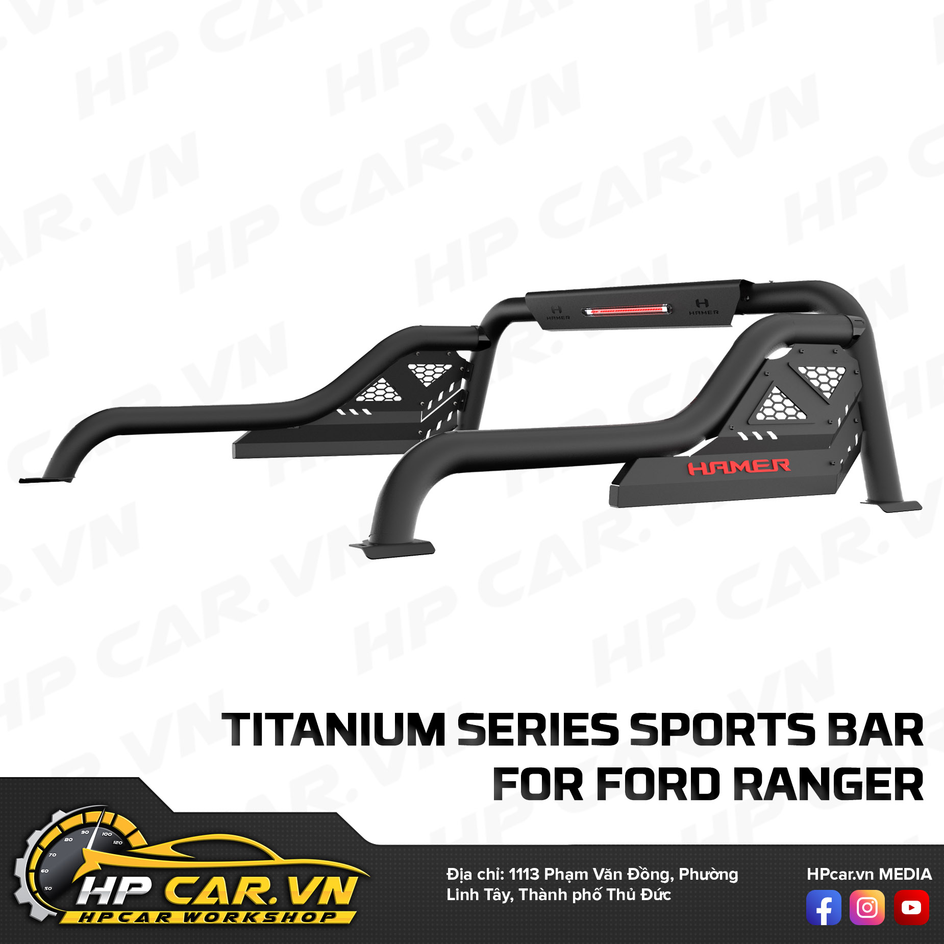 TITANIUM SERIES SPORTS BAR FOR FORD RANGER (2022 – PRESENT) 4 TITANIUM SERIES SPORTS BAR FOR FORD RANGER (2022 – PRESENT)