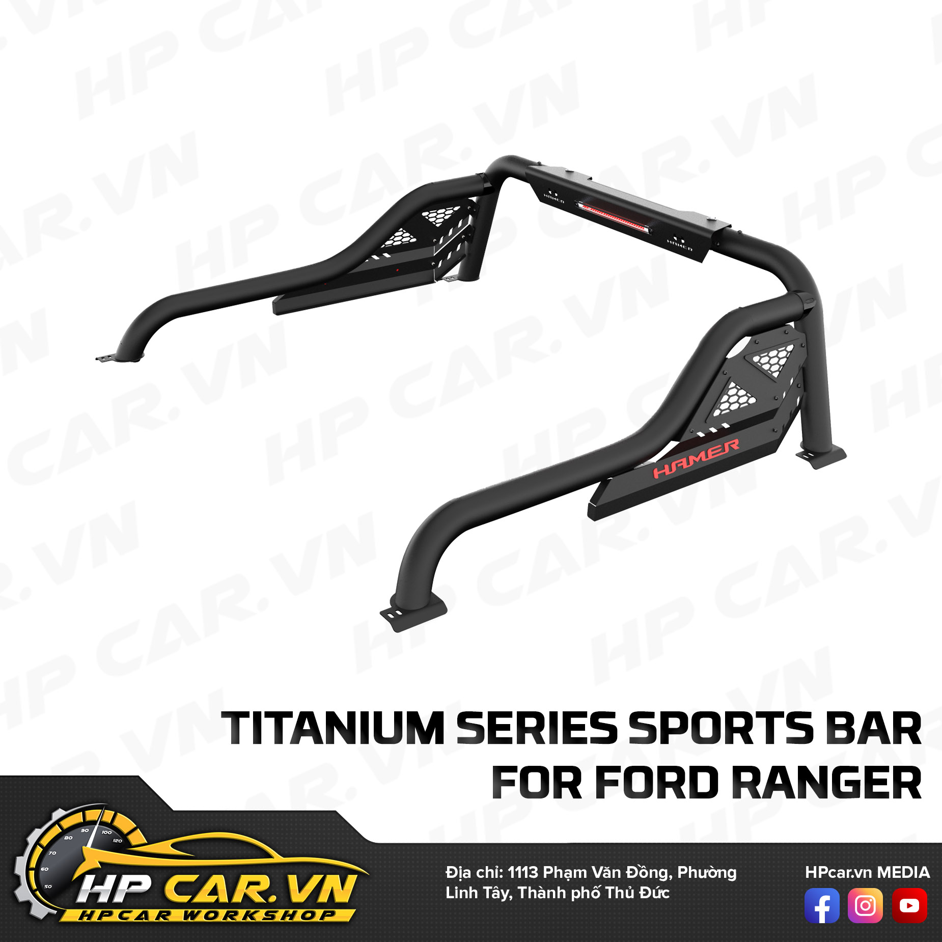 TITANIUM SERIES SPORTS BAR FOR FORD RANGER (2022 – PRESENT) 7 TITANIUM SERIES SPORTS BAR FOR FORD RANGER (2022 – PRESENT)