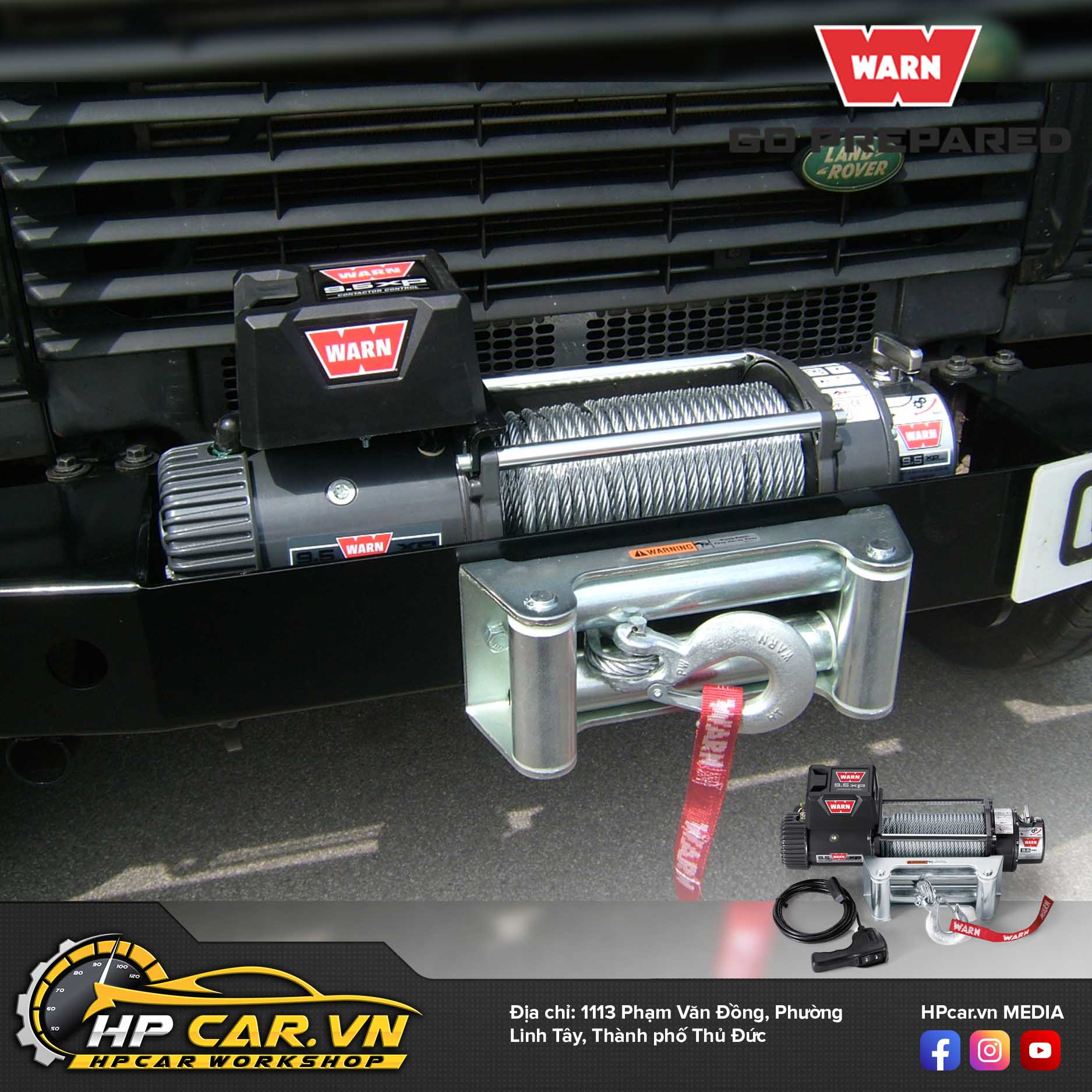 Tời điện Warn 9.5 XP 6 toi dien warn 9 5 xp hang usa 2