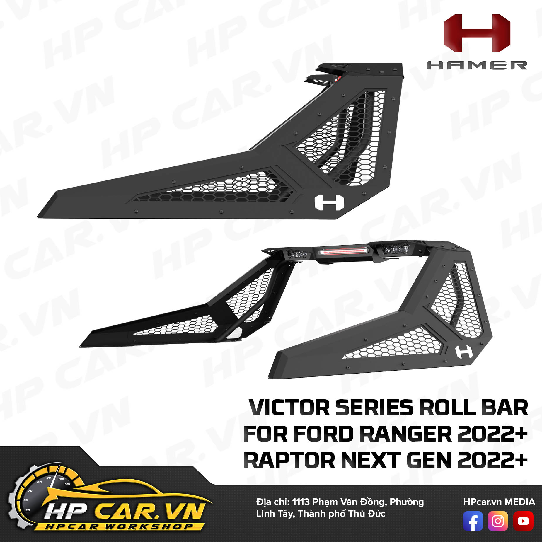 VICTOR SERIES ROLL BAR FOR FORD RANGER 2022 - RAPTOR NEXT GEN 2022 7 VICTOR SERIES ROLL BAR FOR FORD RANGER 2022- RAPTOR NEXT GEN 2022